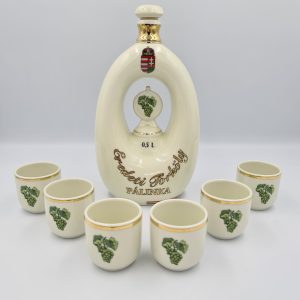 Hollóházi butélia szett - Törköly - 0,5 L